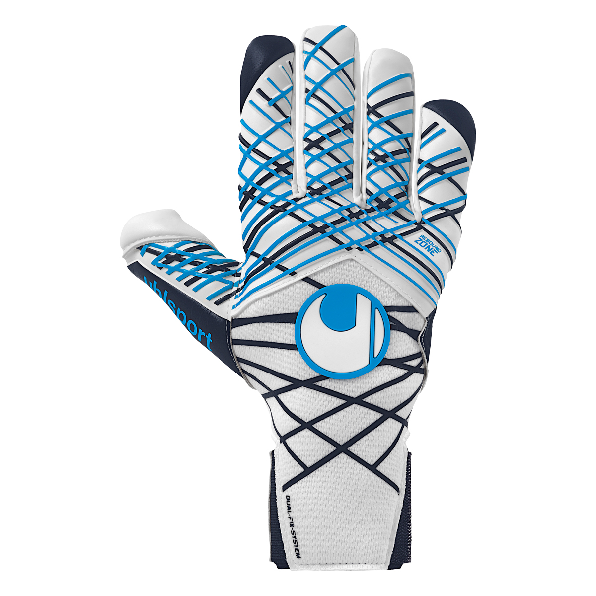 Uhlsport Absolutgrip Tight HN White Black - Keepershandschoenen - Maat 10